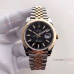 (EW) ROLEX Datejust II Replica Watch Black Face Stick Markers ETA3255